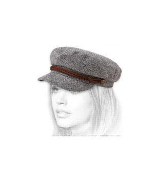 casquette marin gris chiné Fiddler heather grey cream